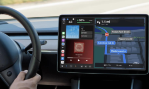 Tesla CarPlay concept shows off a modular UI inspired by Apple’s